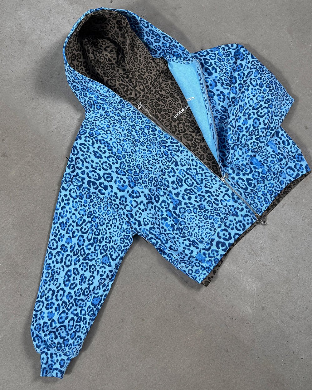 BEAST ZIP HOODIE BLUE
