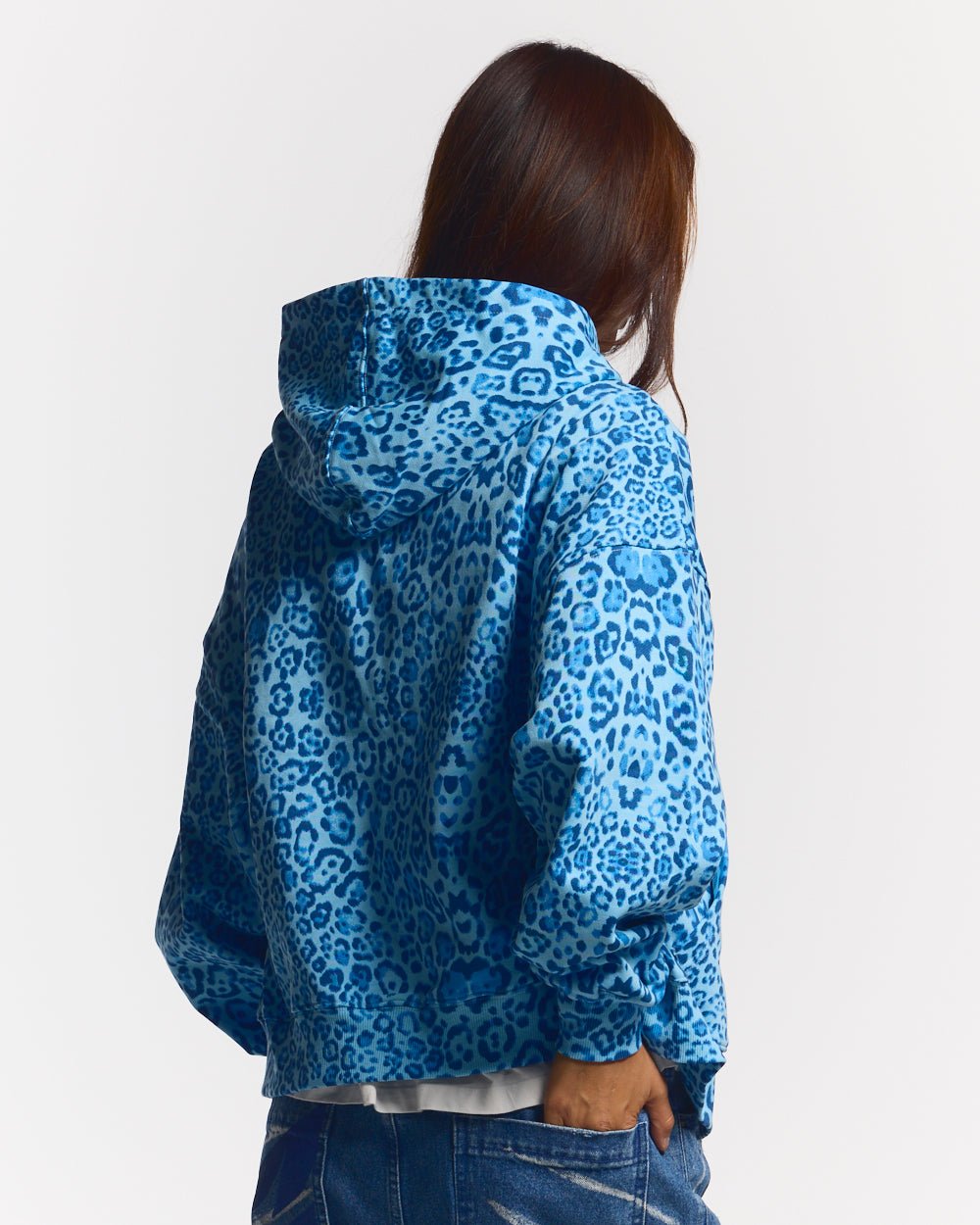 BEAST ZIP HOODIE BLUE