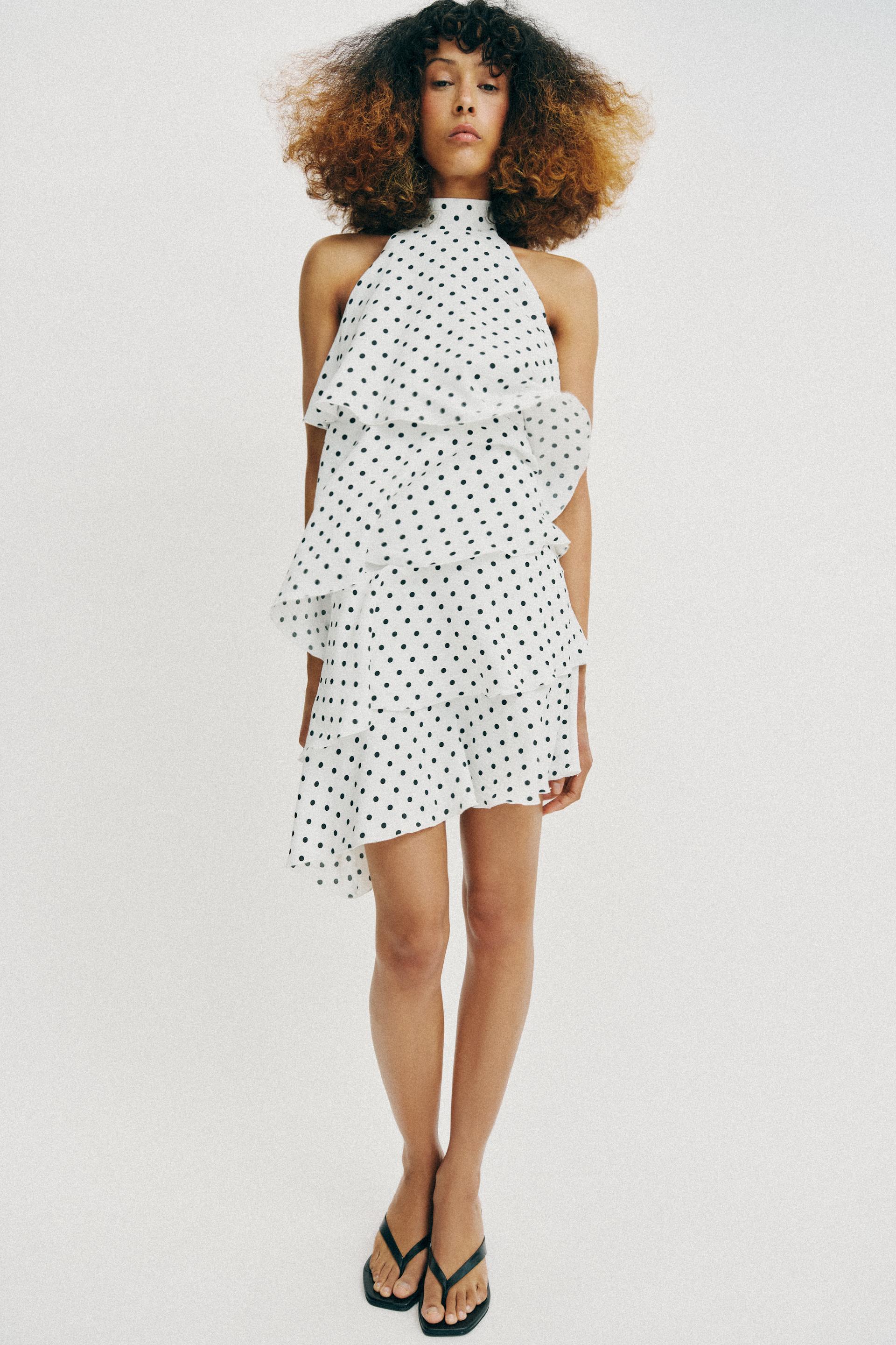 HALTER DOTS DRESS